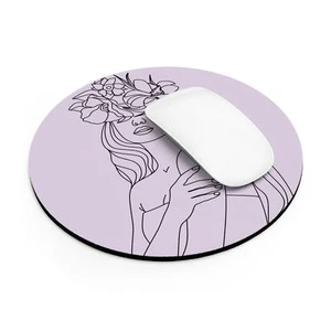 PC Gaming Desk Beautiful Woman Mouse Pad - Picture 1 of 5