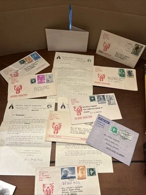 Lote de sobres de cartas de misiones jesuitas Patna Nepal años 60 India Foto 1 de 4