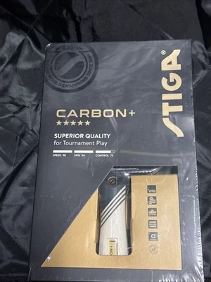STIGA Carbon+ Professional-Level Table Tennis Racket - T1075 - Image 1 of 2