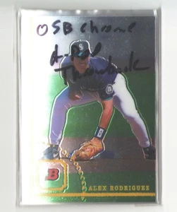 2005 Bowman Chrome Alex Rodriguez Throwback - Picture 1 of 2