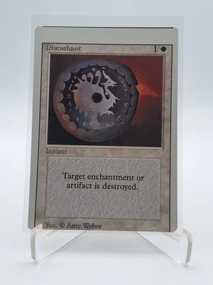 Disenchant 1994 Revised Edition Magic: the gathering "factory error" unplayed - Image 1 of 3