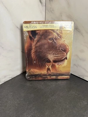 Mufasa: The Lion King Limited Edition (4k + Blu-ray )Steelbook *BRAND NEW* - Imagem 1 de 2