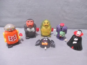 Lote de juguetes de colección Wind-Up KING KONG DRACULA FRANKENSTEIN Azrak Hamway AHI ROBOT - Imagen 1 de 8