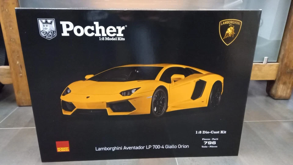  POCHK119 Pocher Lamborghini Aventador LP 700-4 2011 Giallo Orion 1/8 - Immagine 1 di 4