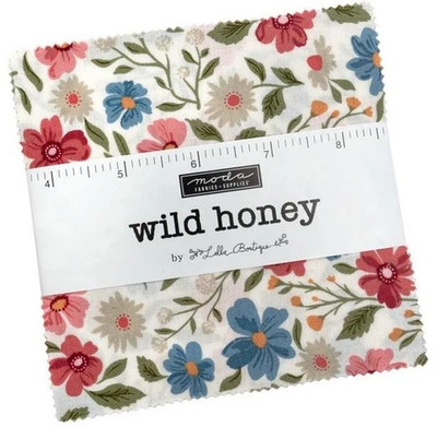Wild Honey Moda Charm Pack 42 100% Cotton 5-inch Precut Fabric Squares - Image 1 of 4