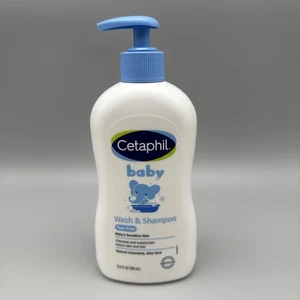 Cetaphil Baby Wash & Shampoo with Natural Calendula, Tear-Free 13.5oz - Picture 1 of 2