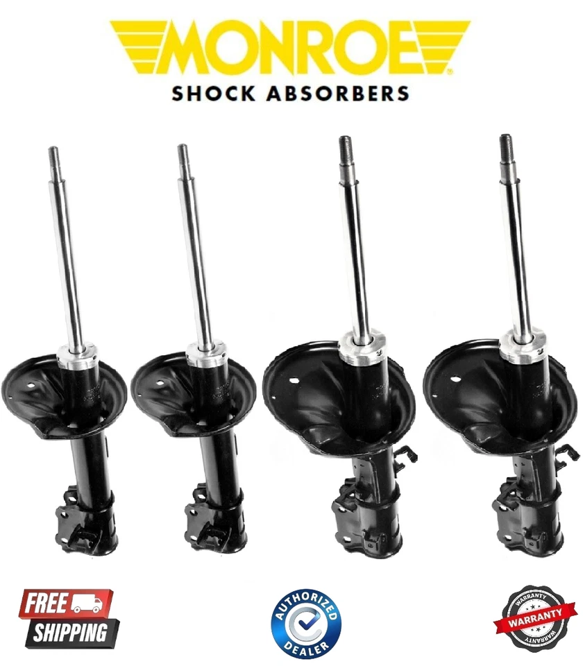 Amortiguador completo Monroe puntal delantero y trasero - espectro OES compatible con 04-09 Kia Spectra Foto 1 de 1