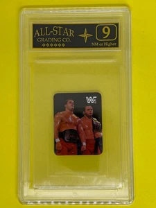 British Bulldogs Hostess Munchies All Star Grading Graded 9 WWF Retro Sticker - Picture 1 of 1