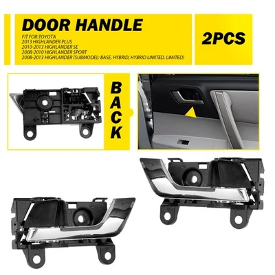 2 X левая + правая внутренняя дверная ручка передняя или задняя для 2008-2013 Toyota Highlander - Изображение 1 из 4