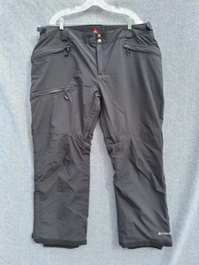 Columbia Pantalone Neve Uomo XXL Nero Omni Calore Impermeabile Termico Isolato Ventilato - Foto 1 di 15