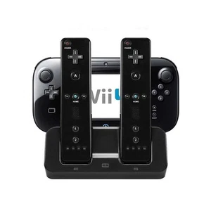 3 in 1 Charger Dock Charging Station Base for Wii U Gamepad Charger Stand wii... - Picture 1 of 7