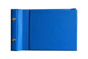 Carpeta intercambiable DIN A5 con 2 botones a presión, color: azul, original ggm - Imagen 1 de 2