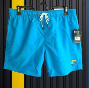 NUOVO! Costume da bagno Maui and Sons TEXAS / uomo (XL) poliestere blu nuovo con etichetta - Foto 1 di 13