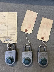 3 Sargent & Greenleaf Inc. 8088 Kombination Militär Vorhängeschloss mit Combo & Schlüssel - 1 Neu - Bild 1 von 11