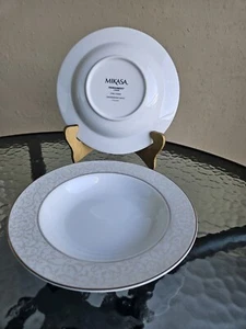 Par de cuencos de pergamino Mikasa - Imagen 1 de 6