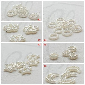 100 piezas eslabones de plástico para perlas - corazón - estrella - anillo - luna - flor (G333) - Imagen 1 de 9