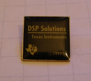 TI TEXAS INSTRUMENTS DSP SOLUTIONS 1997 vintage pin badge - Bild 1 von 2