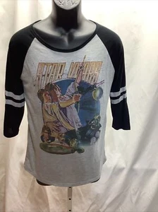 Camiseta estilo retro Star Wars Jersey Luke & Leia - Talla grande - Imagen 1 de 4