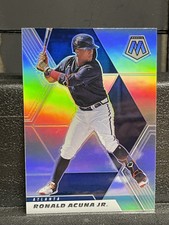 2021 Panini Mosaic Silver Prizm Ronald Acuna Jr. #109 - Atlanta Braves