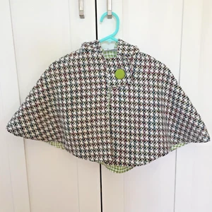 Handmade Retro Cape Sz 4 Brand New With Tags Wool 60s Mod MCM Craftcore Tasmania - Picture 1 of 12