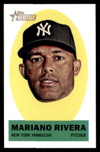 2012 Topps Heritage Stick-Ons Mariano Rivera New York Yankees #29