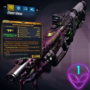 (XBOX/PC) Borderlands 3 MOD neutralisierend 9 Volt ️ Stufe 1 ️ MUNITION MAYHEM 10 - Bild 1 von 1