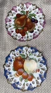 Vintage Mid Century Hand Painted Decorative Artmark Wall Plates - Picture 1 of 11