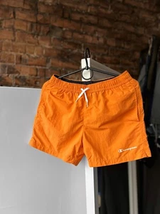 Champion Boys Kids Orange Shorts Small Logo Pockets Size - 11/12 yrs, 150/155 cm - Picture 1 of 7
