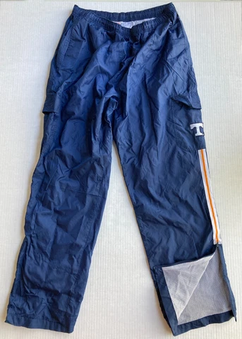 Vtg University of Tennessee Volunteers Windbreaker Track Pant Mens XL Lined Blue Cover