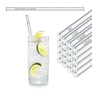 HALM Geschenk für Firmenfeier Mitarbeitergeschenk individuelle Glasstrohhalme m - Bild 1 von 16