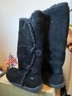 ROCKET DOG BLACK FURRY BOOTS IN BOX