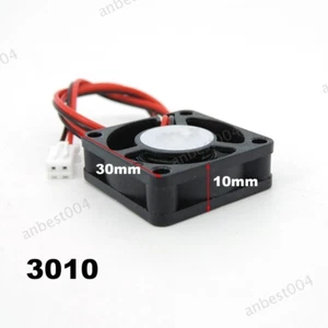 3cm DC 5V 12V 24V 3010 Fan Cooling Brushless 30*30*10MM Cable 2Pin Radiator - Picture 1 of 6