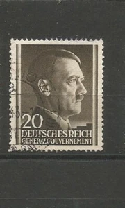 Deutsches Reich Adolf Hitler Generalgouvernement Sellos Timbres Stamps - Bild 1 von 1
