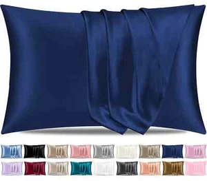 Satin Seide Kissenbezüge 2er-Pack für Haare & Haut Luxus 4er-Pack Kissenbezüge - Bild 1 von 103