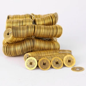 Lucky Chinese Coin For Wealth Protection & Good Luck 24mm x 10 UK Dispatch - Picture 1 of 6