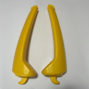 Little Tikes Cozy Coupe Car Yellow Front Left & Right Pillars Replacement Parts - Picture 1 of 2