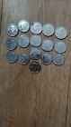 1998 Official Men's Football Team Coins. 16 Coins In Good Condition.