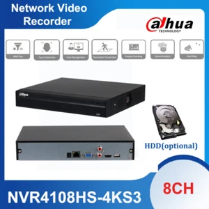 Grabadora de video en red Dahua NVR4108HS-4KS3 8 CANALES 1U 12 MP AI por grabadora SMD+ - Imagen 1 de 12
