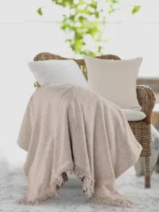 Hand Loomed Cotton Bed Sofa Throw Mud Cloth Blanket Shawls Wraps Bedding Throw - Picture 1 of 8