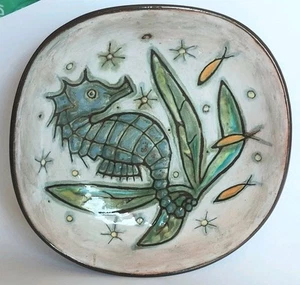 Rare assiette plat ancien ceramique Gumersind GOMILA Lurçat Sant Vicens 1960 - Picture 1 of 4