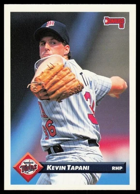 1993 Donruss 443 Kevin Tapani Minnesota Twins - Image 1 of 2