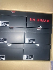 Lox 6 Pares NUEVO - Nike Kyrie 7 TB Promo Negro Talla 15 👍 - Imagen 1 de 5
