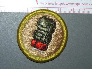 Insignia de mérito Boy Scout mochilero circa '76-'06 3054M - Imagen 1 de 1