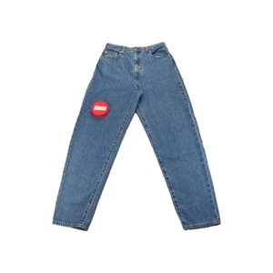 Pantalones de mezclilla para mujer Levi's Premium altos sueltos cónicos talla 29 Y2K estilo años 90 capital E - Imagen 1 de 16