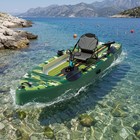 Danrelax 12ft Premium Inflatable Fishing Kayak with Pedal System, Camouflauge