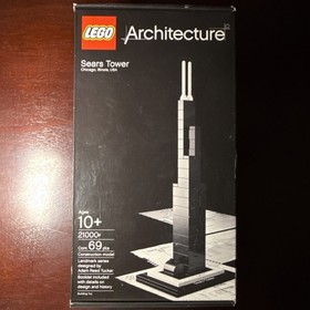 LEGO Architecture Sears Tower 21000 Landmark Series 69 Pieces Booklet Included