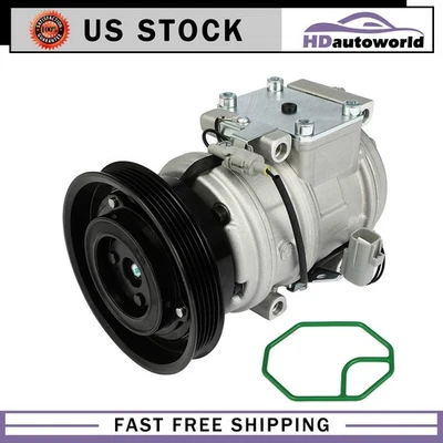 A/C Compressor 1997-2001 For Toyota Celica For Solara 10PA17C 57398 2.0 2.2.5L - Image 1 of 4
