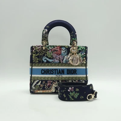 Dior Lady D-Lite Multicolor Canvas Satchel T10298029 - Image 1 of 4