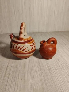 Tonala Mexican & Venezuela Pottery Water Jug Small - Picture 1 of 7