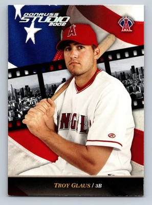 2002 Donruss Studio #17 Troy Glaus Anaheim Angels - Image 1 of 2
